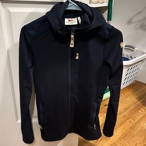 Fjallraven Keb Navy Zip-Up Hoodie